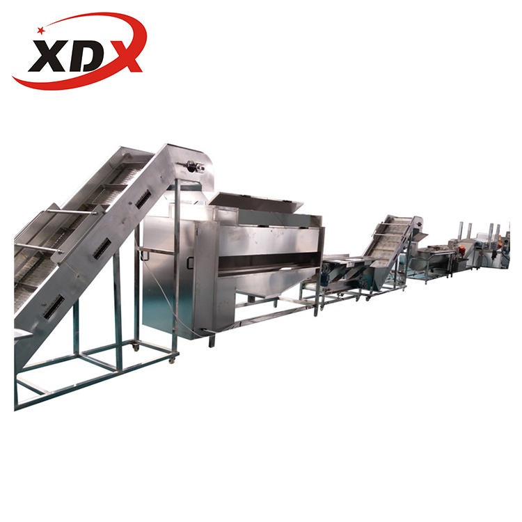 Sliced Shape and Fried Processing Type french fries production line